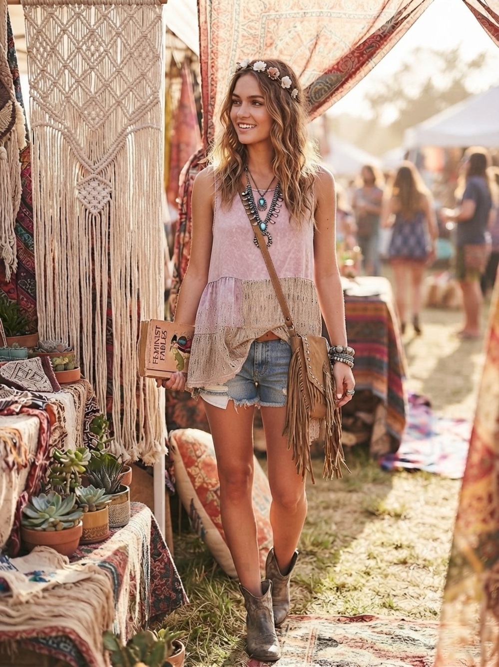 Incredible Altar’d State Boho Tunic Top – Size XS